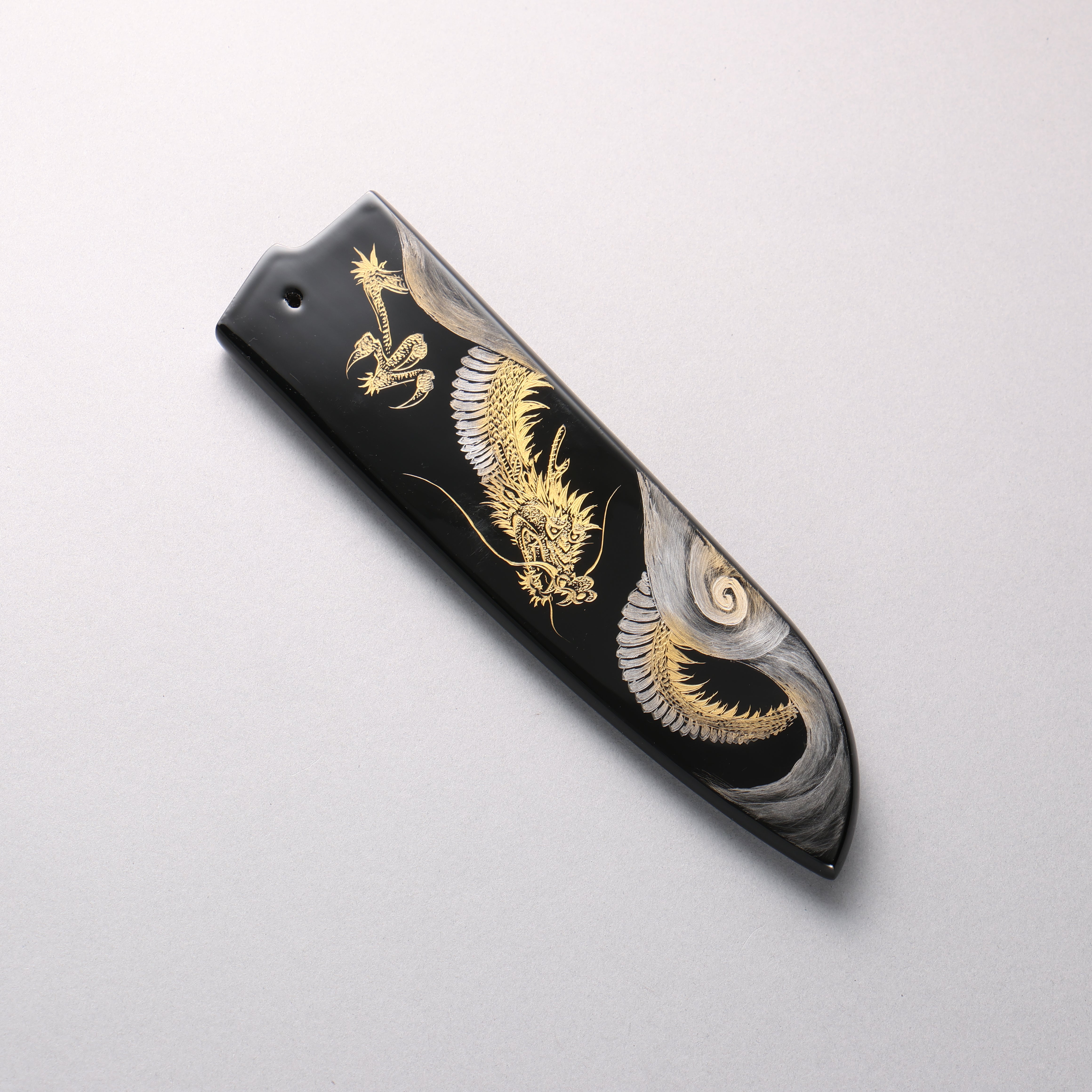 Lacquered Magnolia Sheath for 180mm Santoku with Plywood pin