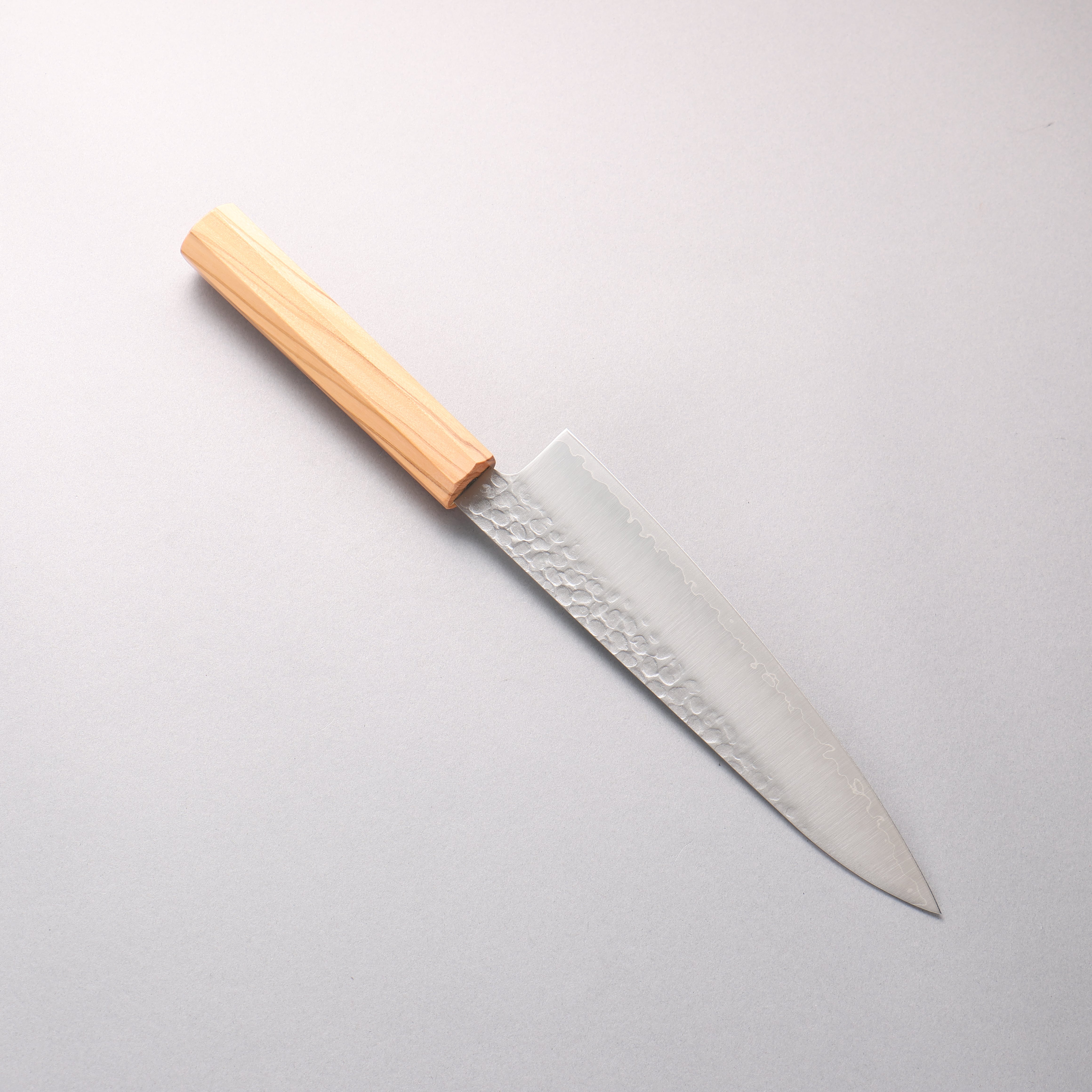 Oul VG10 Hammered Gyuto 200mm Olive tree Handle - Japanny - Best Japanese Knife