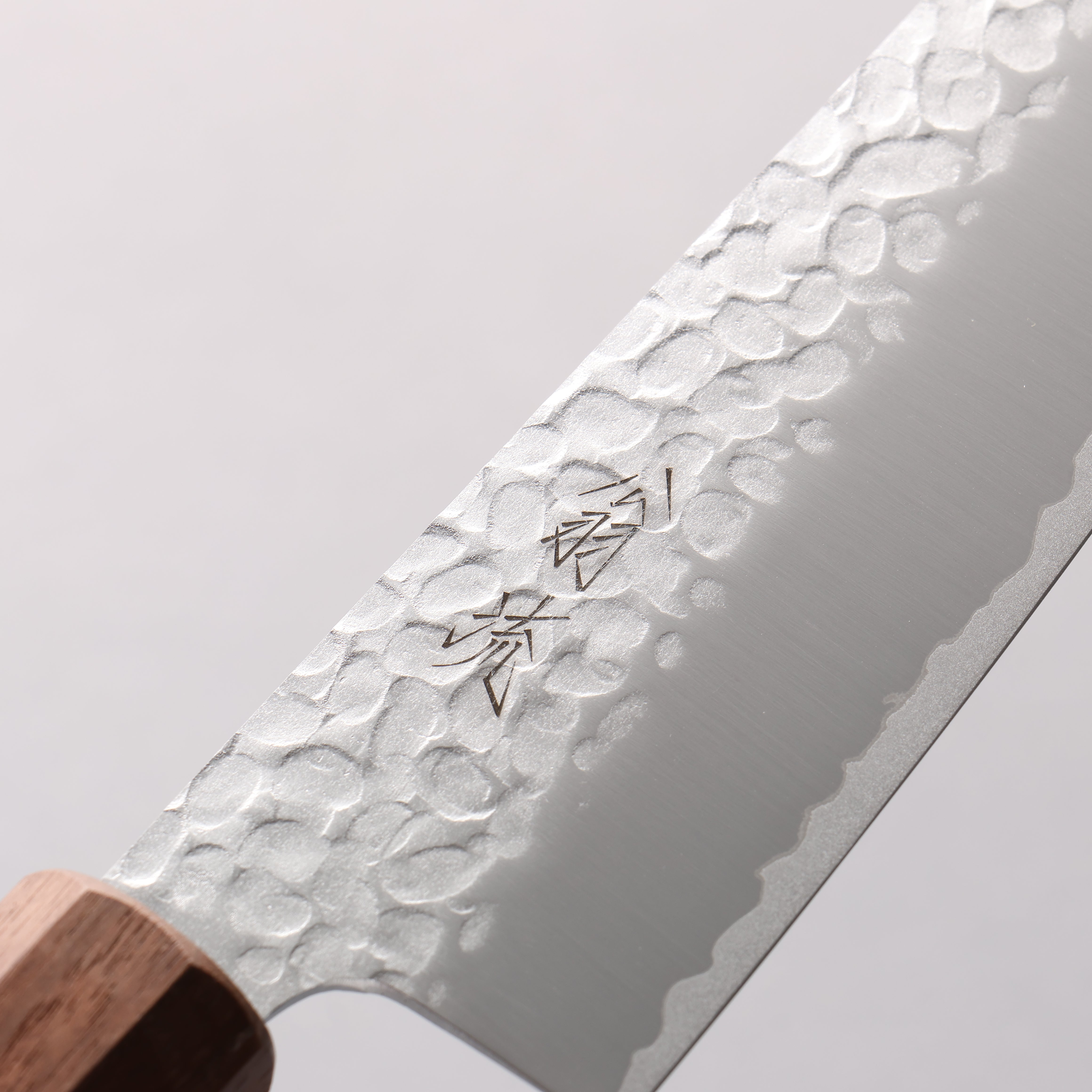 Oul VG10 Hammered Gyuto 200mm Walnut Handle - Japanny - Best Japanese Knife
