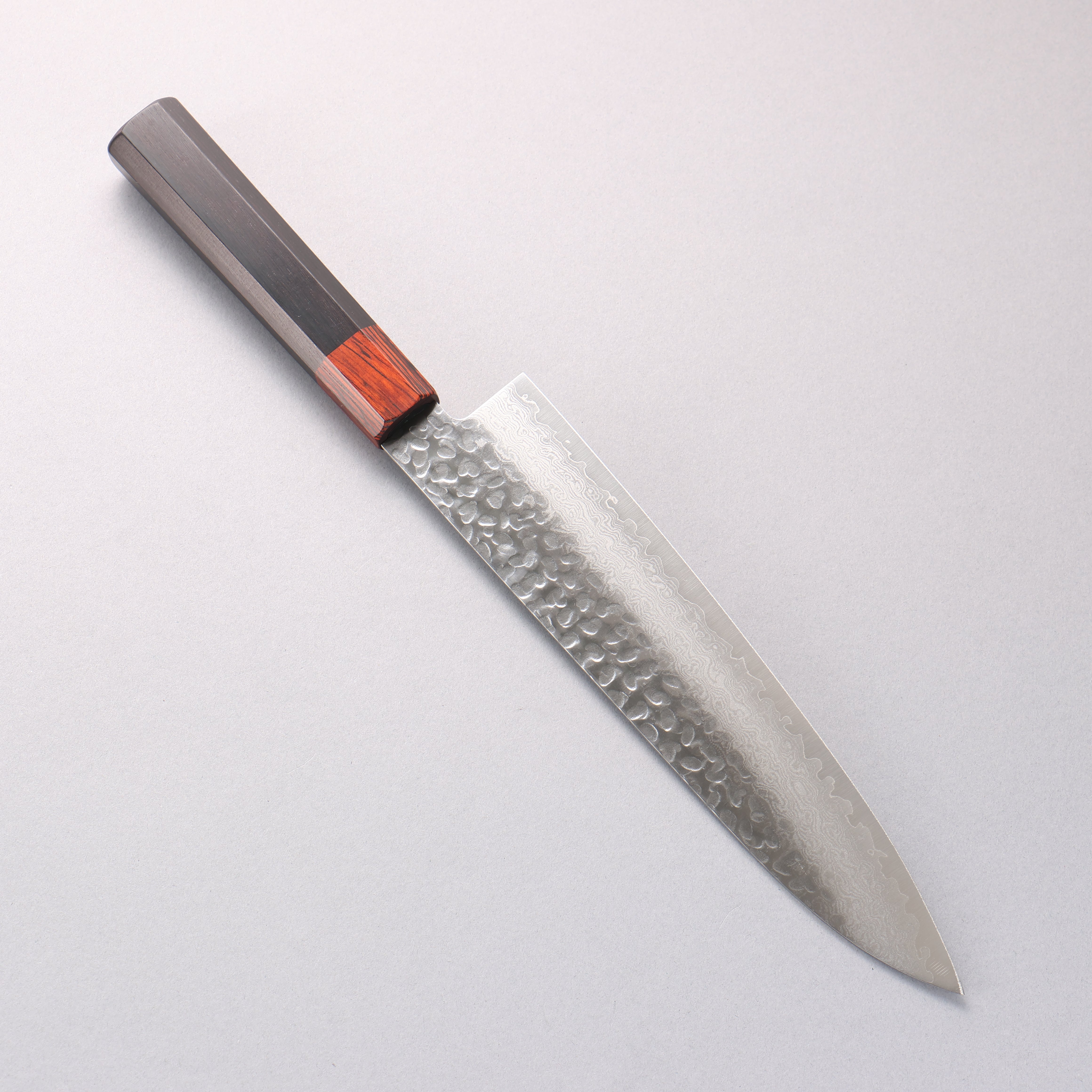Seisuke VG10 33 Layer Hammered Damascus Gyuto 210mm Black Pakka wood Handle - Japanny - Best Japanese Knife