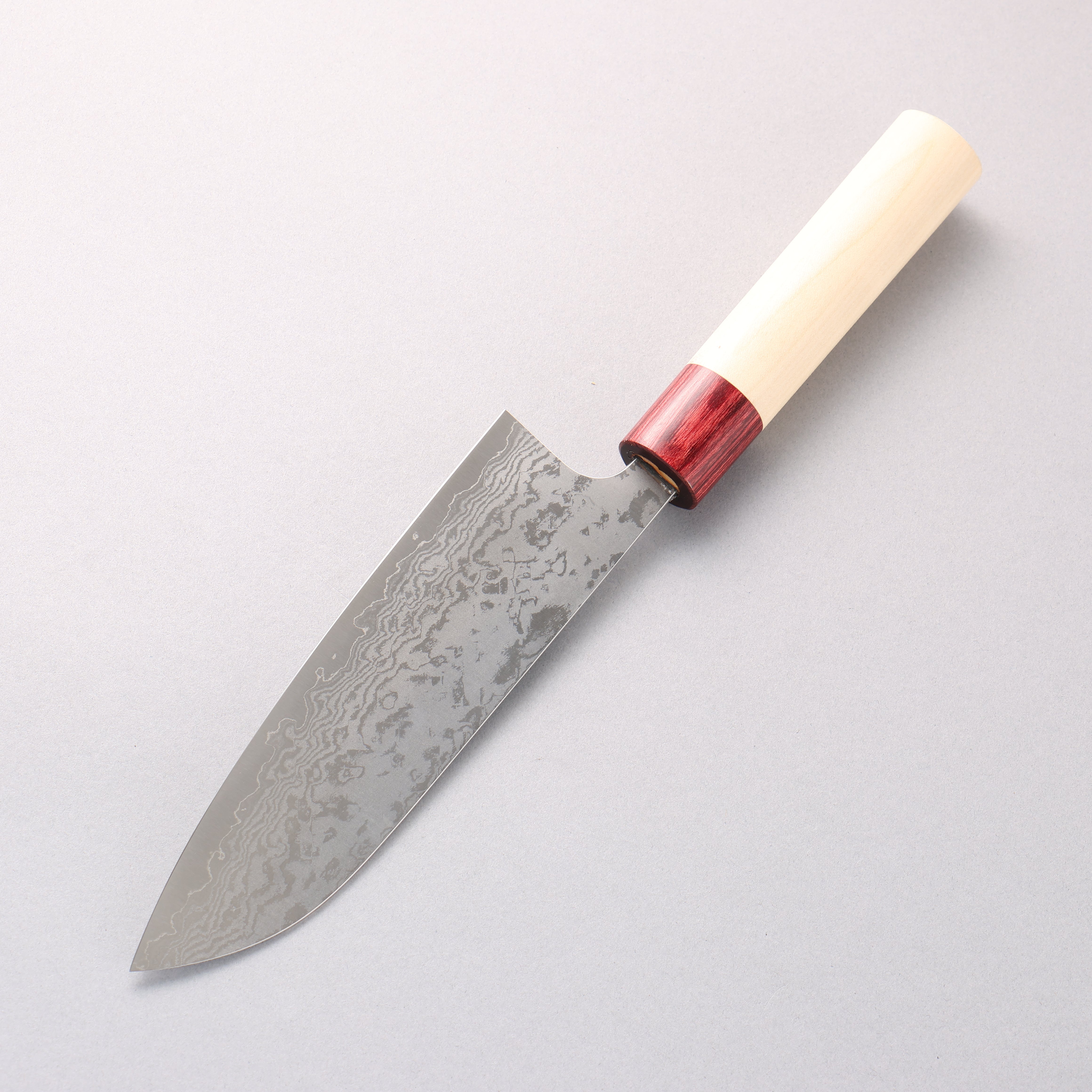 Masakage Kiri VG10 Damascus Santoku 170mm Magnolia Handle - Japanny - Best Japanese Knife