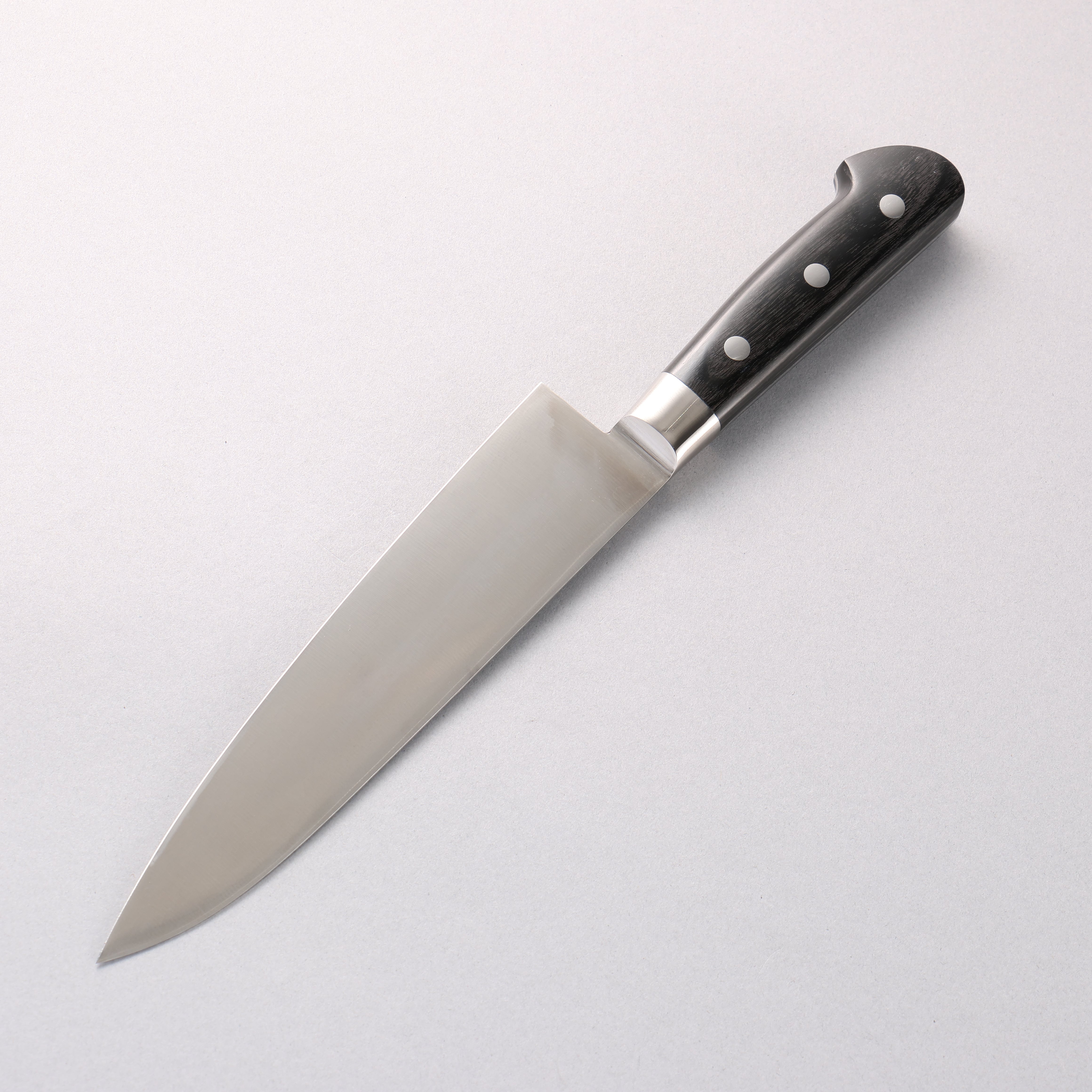 Iseya Molybdenum Gyuto 180mm Black Pakka wood Handle - Japanny - Best Japanese Knife