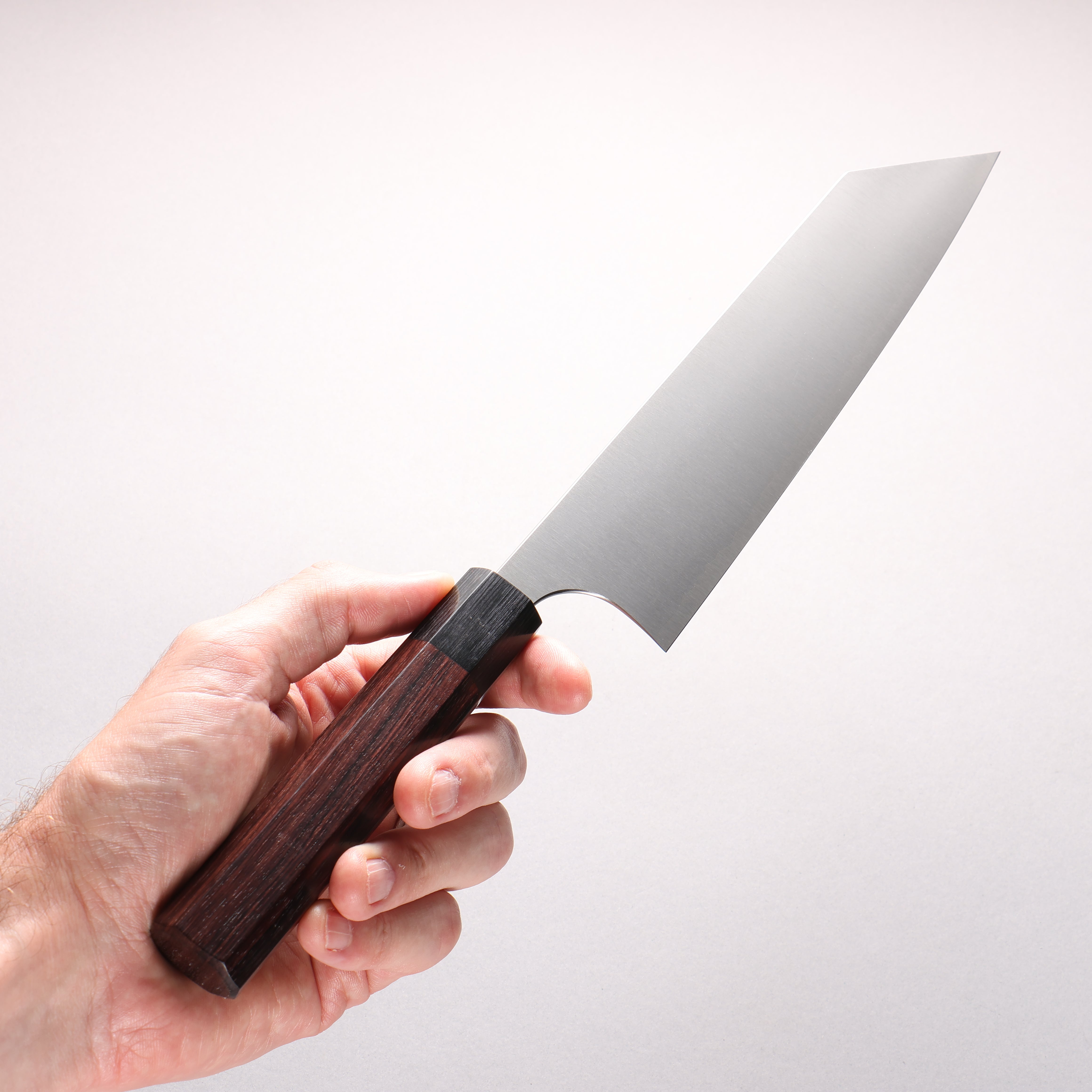Shibata Takayuki Koutetsu SG2 Gyuto 210mm Rosewood (Ferrule: Black Pakka Wood) Handle