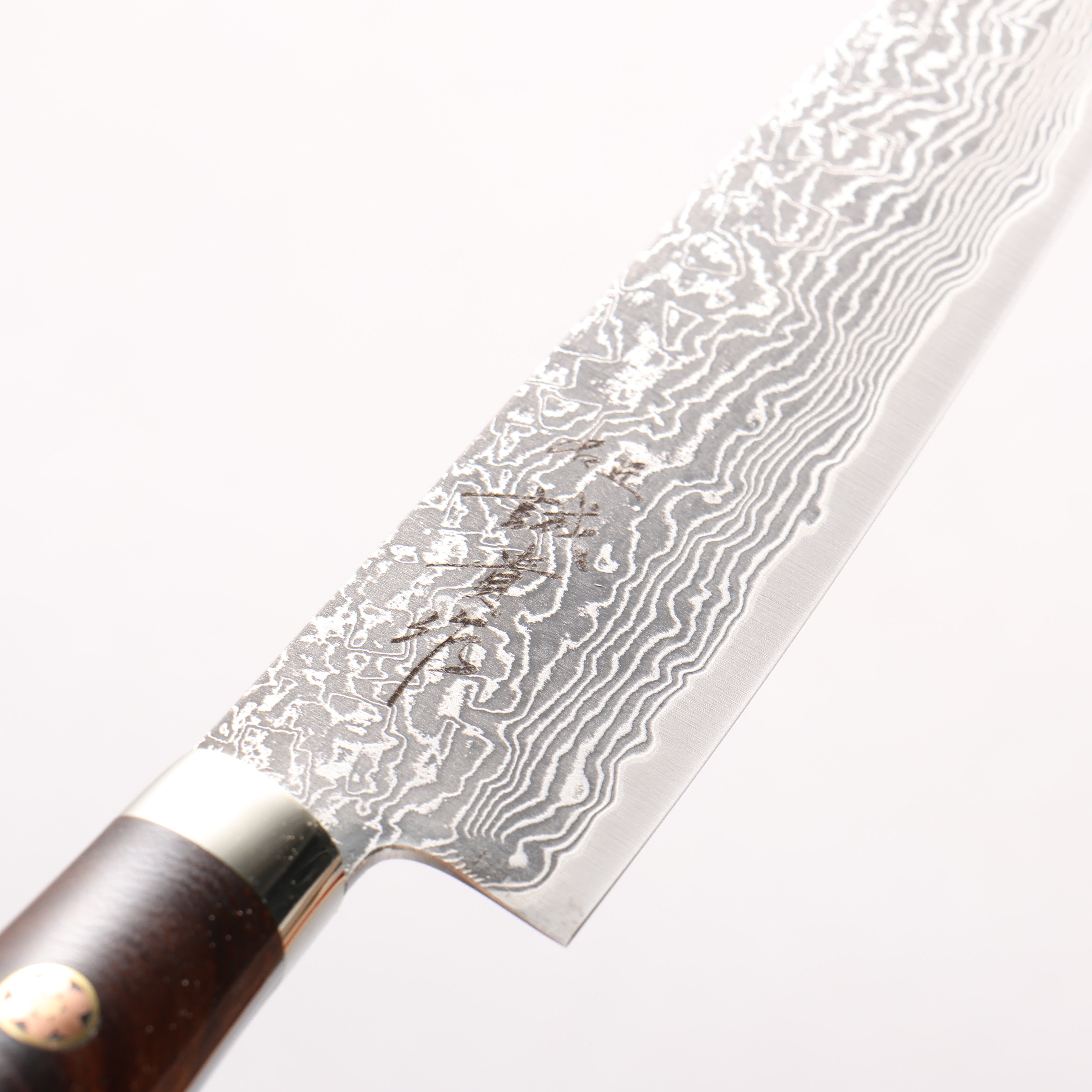 Shigeki Tanaka SG2 Damascus Petty-Utility 135mm Ironwood Handle - Japanny - Best Japanese Knife