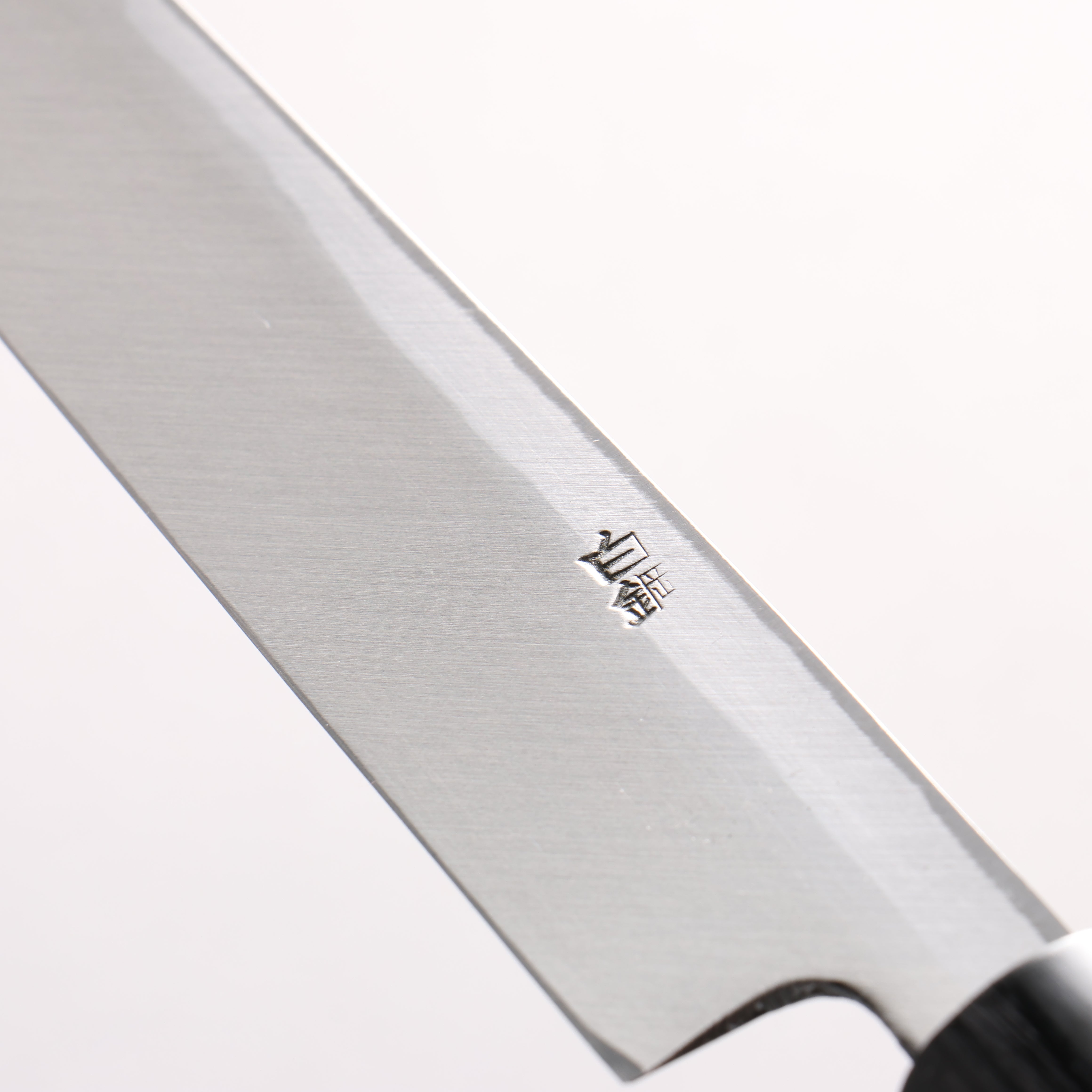 Seisuke White Steel Kasumitogi Yanagiba 240mm Rosewood (ferrule: Black Pakka wood) Shinogi Handle