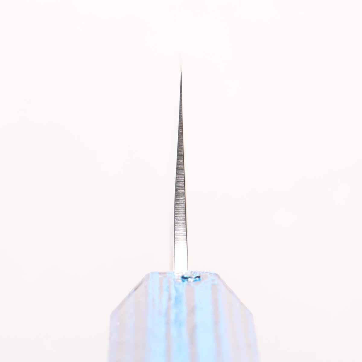 Sakai Takayuki Saikou VG10 Nashiji Kengata Santoku 160mm Brilliant Blue Lacquer Color Handle
