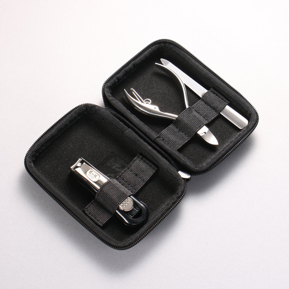 3-Piece Grooming Kit Stainless Steel Nipper type Nail Clipper