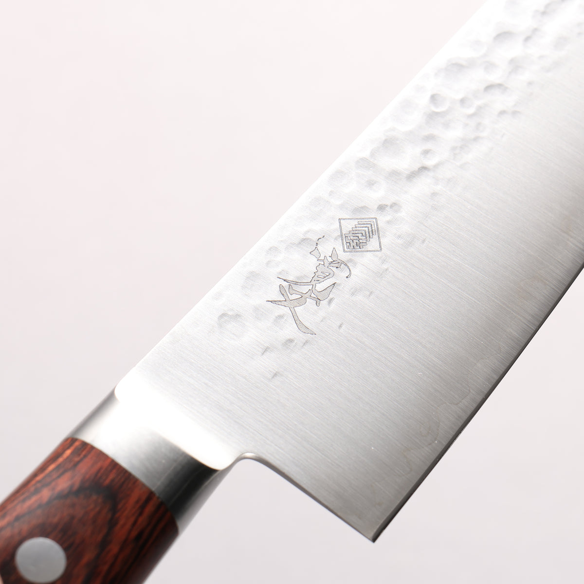 Kanjyo SG2 Hammered Gyuto 180mm Mahogany Pakka wood Handle