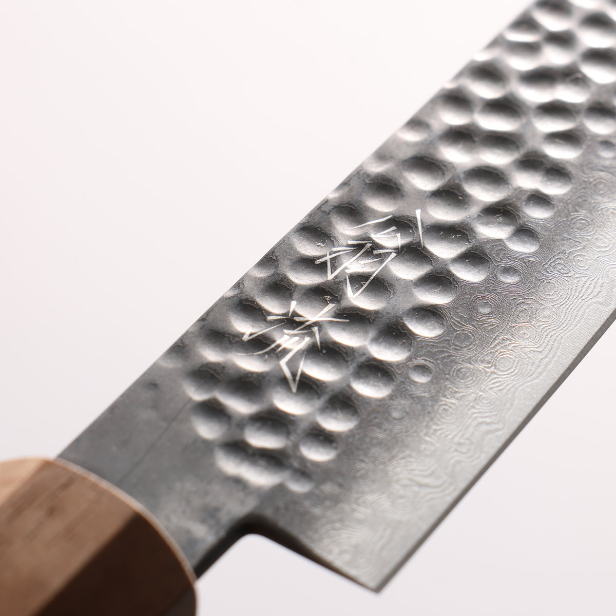 Oul VG10 Hammered Damascus Black dyeing Petty-Utility 150mm Walnut Handle