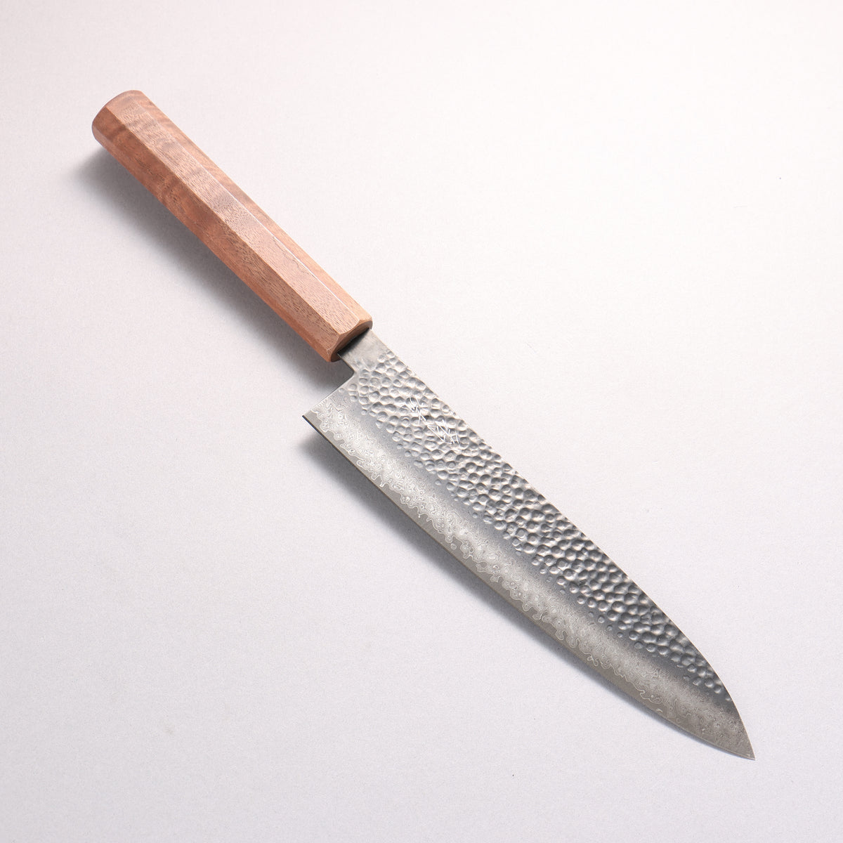 Oul VG10 Hammered Damascus Black dyeing Gyuto 210mm Walnut Handle
