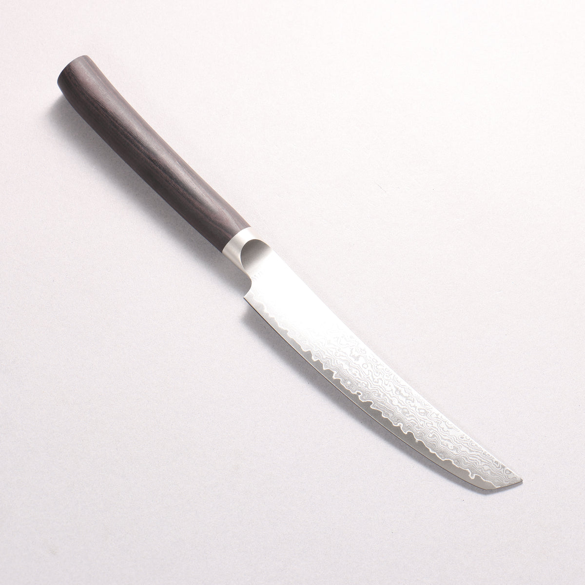 Shizu VG10 Damascus Steak 130mm Black Pakka wood Handle - Japanny - Best Japanese Knife