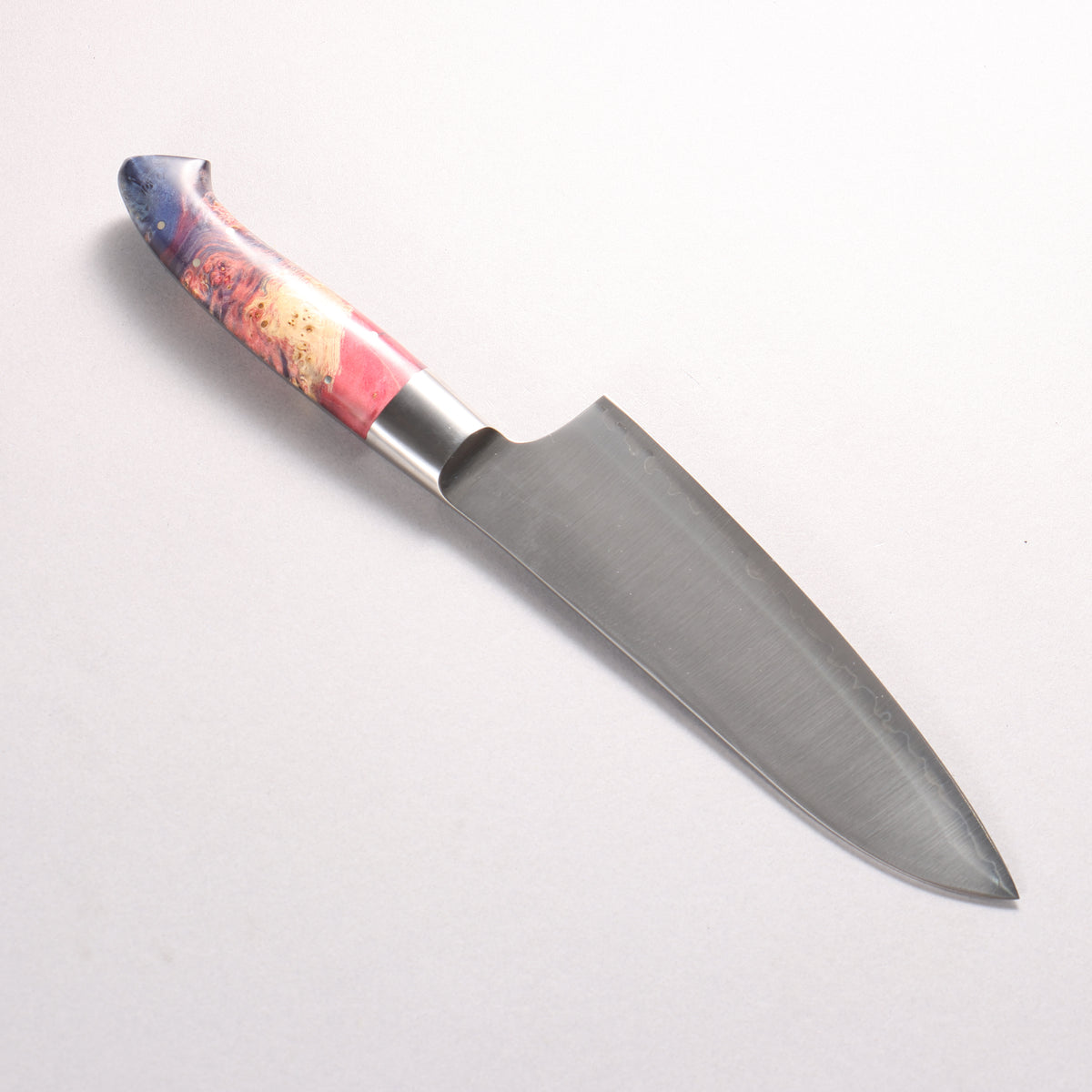 Kajin ZDP189 3 Layer Santoku 165mm Stabilized wood Handle