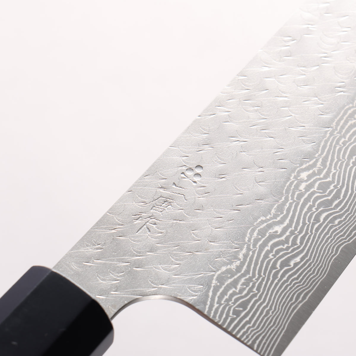 Nigara SPG STRIX Hammered Damascus Gyuto 240mm Indigo dyed Handle