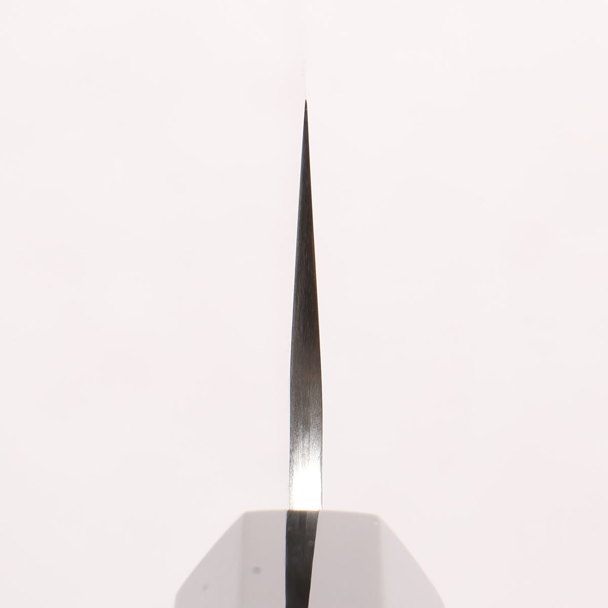 Nigara SPG STRIX Hammered Damascus Sujihiki 240mm Ebony Wood (ferrule: Black Water Buffalo Horn) Handle