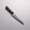 Seisuke Stainless Steel 440C Hammered Damascus Gyuto  180mm Oak Handle - Japanny - Best Japanese Knife