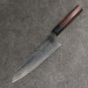 Nao Yamamoto SG2 Damascus Migaki Finished Gyuto  180mm Rosewood (Ferrule: Black Pakka Wood) Handle - Japanny - Best Japanese Knife