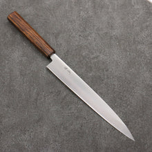  Seisuke AUS8 Yanagiba  240mm Oak Handle - Japanny - Best Japanese Knife