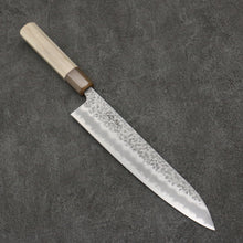  Seisuke Kumo White Steel No.1 Hammered Gyuto  240mm Magnolia Handle - Japanny - Best Japanese Knife