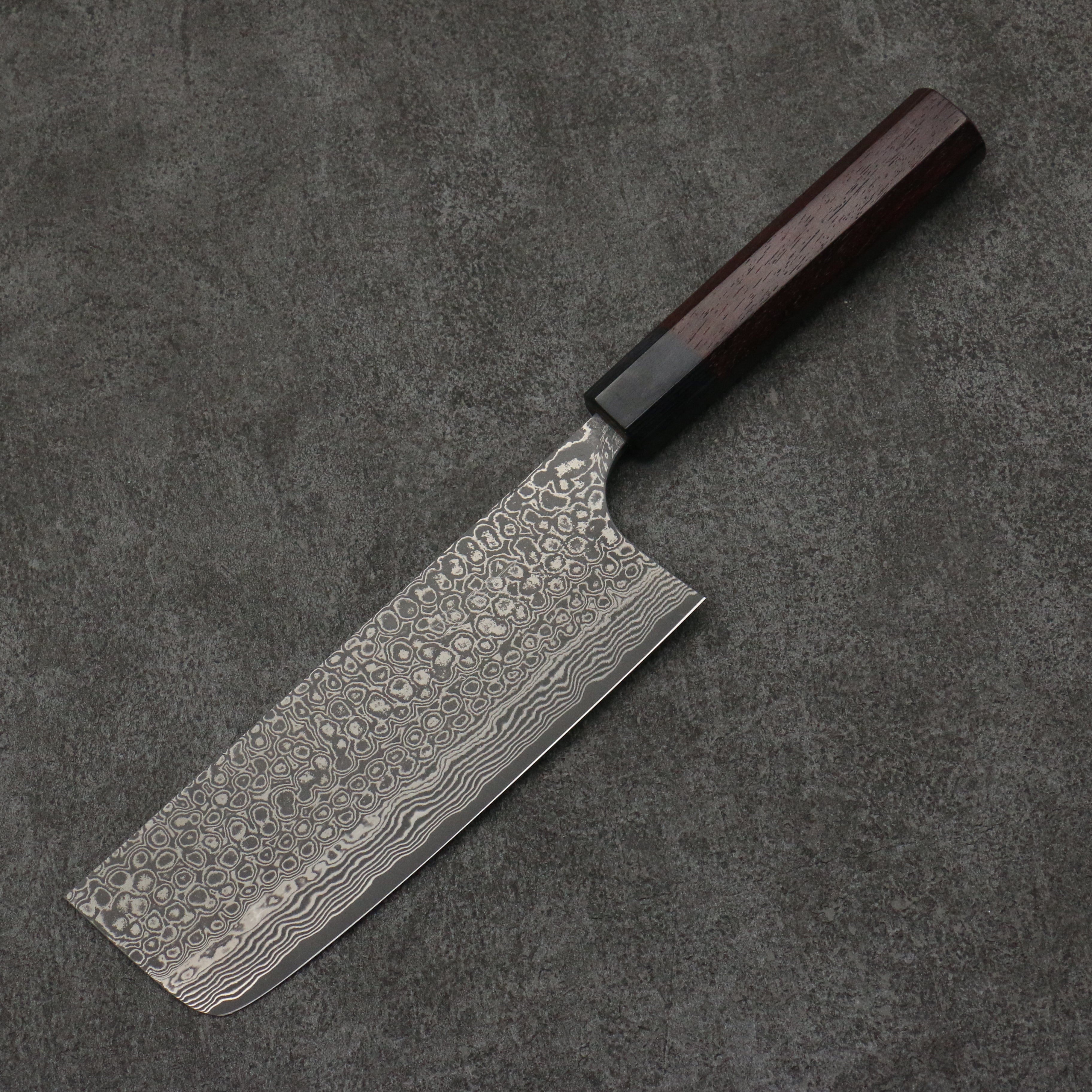 Masakage Kumo VG10 Damascus Nakiri  165mm Rosewood Handle - Japanny - Best Japanese Knife