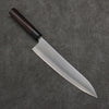 Seisuke Blue Super Gyuto  240mm Rosewood (Ferrule: Black Pakka Wood) Handle - Japanny - Best Japanese Knife