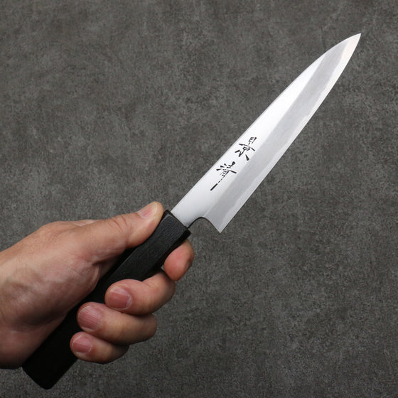 Kagekiyo White Steel Petty-Utility  150mm Lacquered (Magnolia) Handle - Japanny - Best Japanese Knife