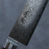 Seisuke Mokusei ZA-18 Mirrored Finish Damascus Sujihiki 240mm Brown Pakka wood Handle - Japanny - Best Japanese Knife