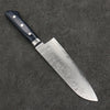 Seisuke Aonashi AUS10 3 Layer Nashiji Santoku 170mm Navy blue Pakka wood Handle - Japanny - Best Japanese Knife