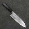 Kagekiyo Silver Steel No.3 Santoku  180mm Black Lacquered (Magnolia) Handle - Japanny - Best Japanese Knife