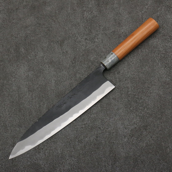 Nao Yamamoto White Steel No.2 Kurouchi Gyuto  240mm Cherry Tree Handle - Japanny - Best Japanese Knife