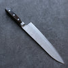 Seisuke Silver Steel No.3 Nashiji Gyuto 210mm Brown Pakka wood Handle - Japanny - Best Japanese Knife