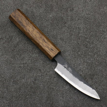  Oul Blue Super Black Nashiji Petty-Utility  80mm Oak Handle - Japanny - Best Japanese Knife