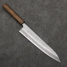  Oul White Steel No.1 Hammered Gyuto  240mm Oak Handle - Japanny - Best Japanese Knife