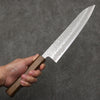Oul White Steel No.1 Hammered Gyuto  240mm Oak Handle - Japanny - Best Japanese Knife