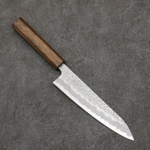  Oul White Steel No.1 Hammered Gyuto  180mm Oak Handle - Japanny - Best Japanese Knife
