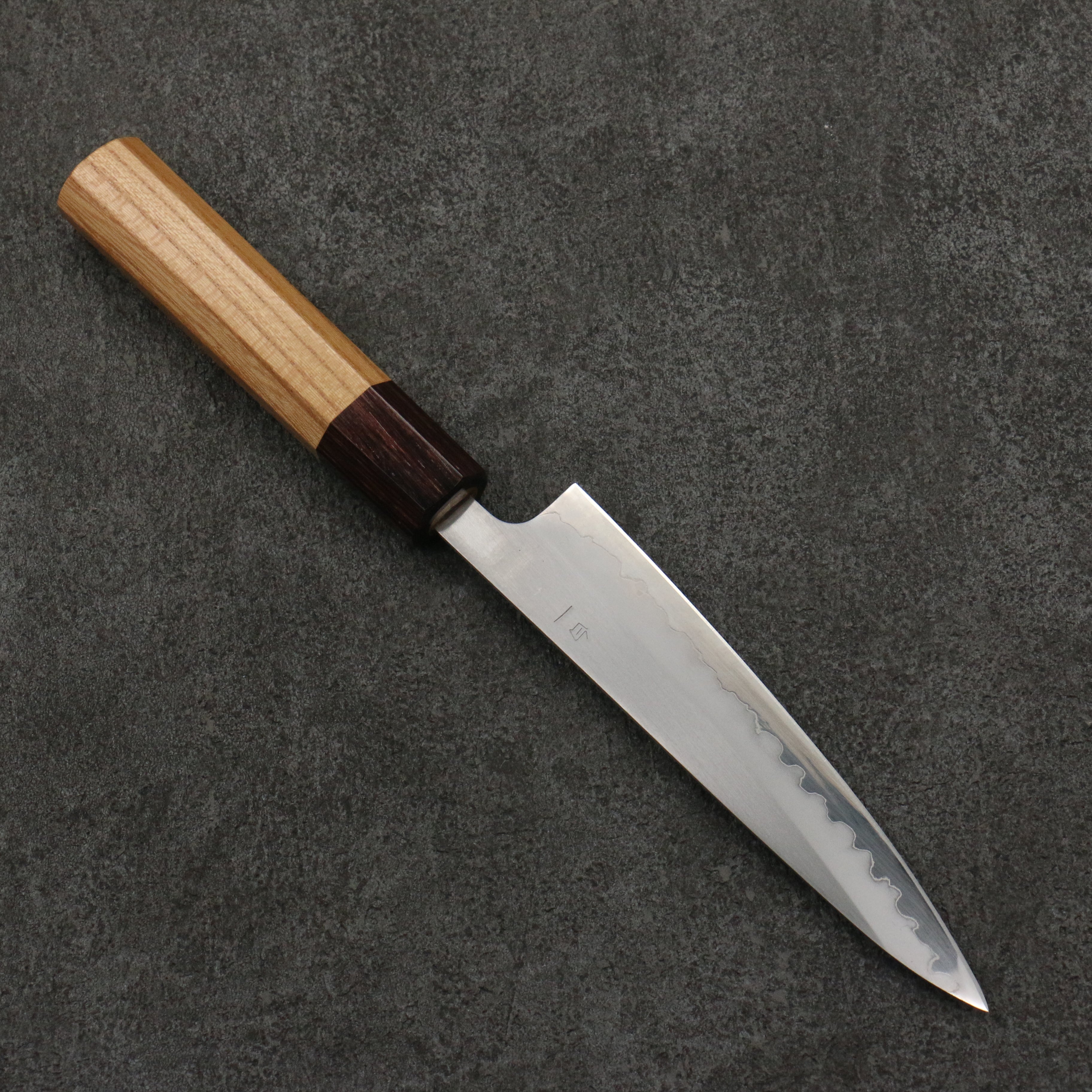 Oul White Steel No.1 Petty-Utility  135mm Keyaki (Japanese Elm) Handle - Japanny - Best Japanese Knife