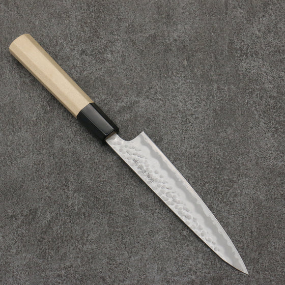 Oul White Steel No.2 Hammered Petty-Utility  135mm Magnolia Handle - Japanny - Best Japanese Knife