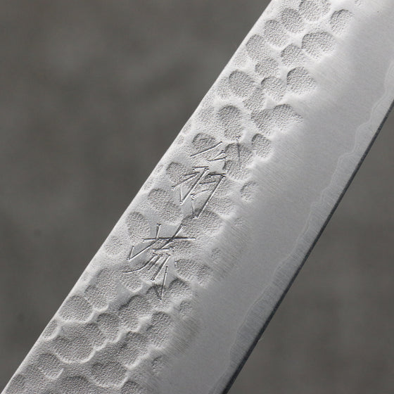 Oul White Steel No.2 Hammered Petty-Utility  135mm Magnolia Handle - Japanny - Best Japanese Knife