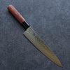 Kanetsune DSR-1K6 Hammered Gyuto 210mm Red Pakka wood Handle - Japanny - Best Japanese Knife