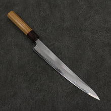  Oul White Steel No.1 Sujihiki  240mm Keyaki (Japanese Elm) Handle - Japanny - Best Japanese Knife