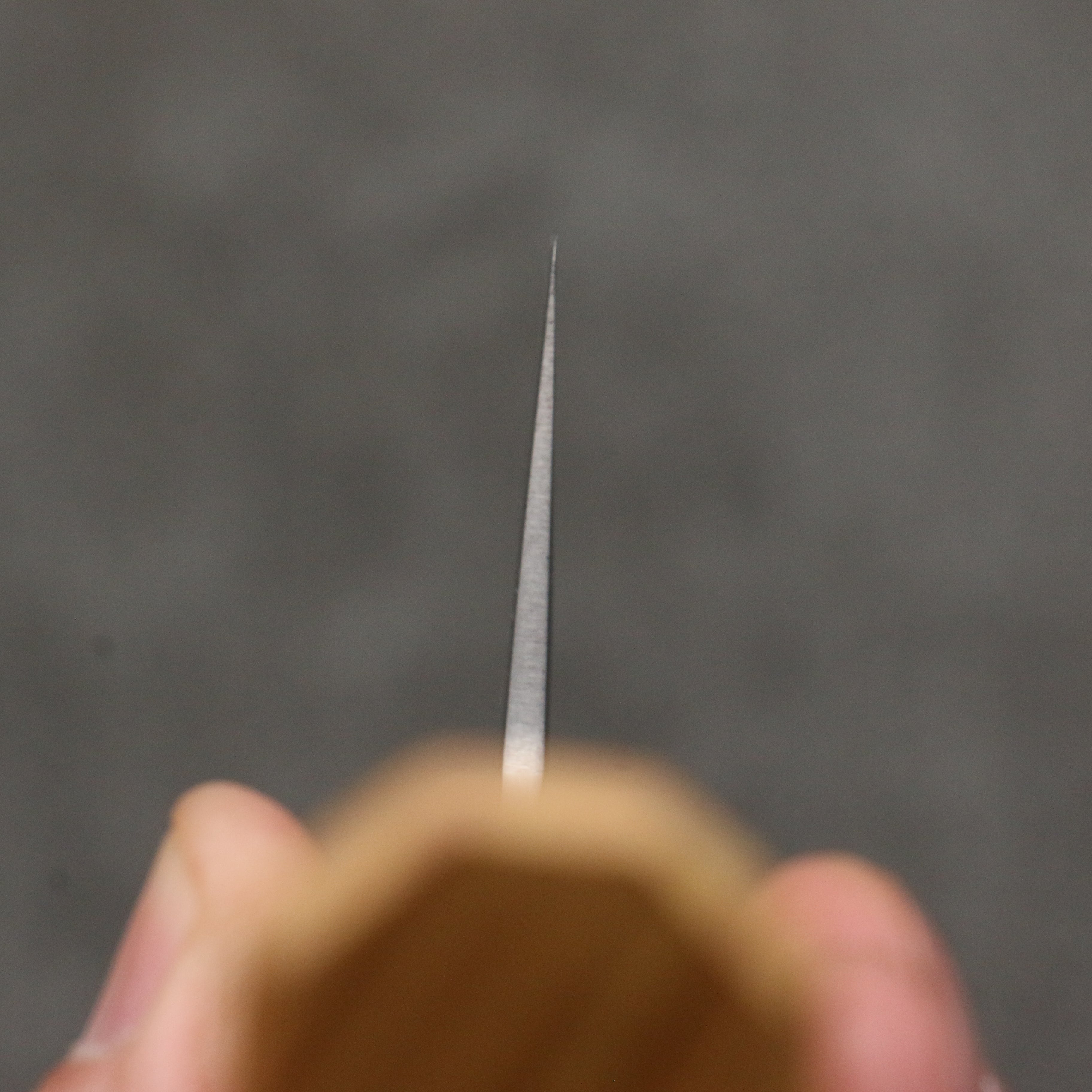 Oul White Steel No.1 Santoku  165mm Keyaki (Japanese Elm) Handle - Japanny - Best Japanese Knife