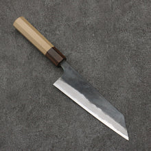  Seisuke Blue Steel No.1 Black Finished Small Bunka  150mm Magnolia (Ferrule: Ebony) Handle - Japanny - Best Japanese Knife