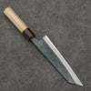 Seisuke Blue Steel No.1 Black Finished Bunka  180mm Magnolia (Ferrule: Ebony) Handle - Japanny - Best Japanese Knife