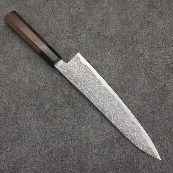 Shigeki Tanaka Harukaze SG2 Damascus Gyuto  240mm Walnut Handle - Japanny - Best Japanese Knife