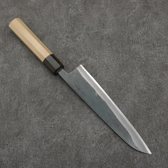 Seisuke Blue Super Black Finished Gyuto  210mm Magnolia (Ferrule: Ebony) Handle - Japanny - Best Japanese Knife