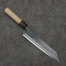  Seisuke Blue Super Black Finished Kiritsuke Gyuto  210mm Magnolia (Ferrule: Ebony) Handle - Japanny - Best Japanese Knife