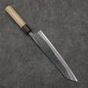 Seisuke Blue Super Black Finished Kiritsuke Gyuto  240mm Magnolia (Ferrule: Ebony) Handle - Japanny - Best Japanese Knife