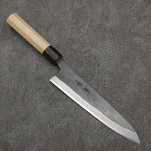  Seisuke Blue Steel No.1 Black Finished Gyuto  210mm Magnolia (Ferrule: Ebony) Handle - Japanny - Best Japanese Knife