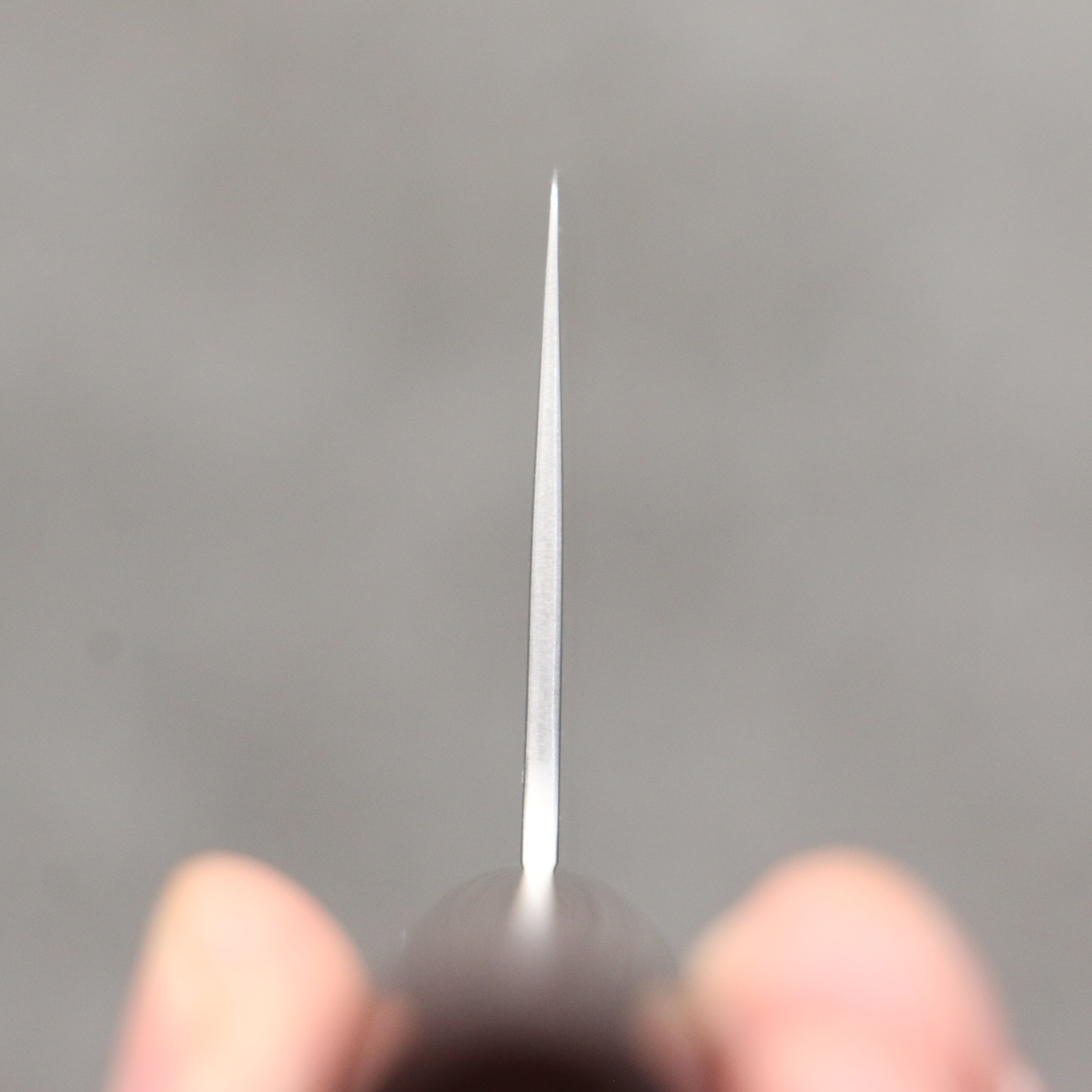 Shungo Ogata Round Tip SG2 Migaki Finished Small Santoku  150mm Rosewood (Ferrule: Black Pakka Wood) Handle - Japanny - Best Japanese Knife