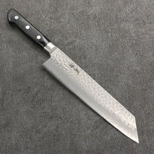  Seisuke AUS8 Hammered Kiritsuke Gyuto  210mm Black Pakka wood Handle - Japanny - Best Japanese Knife