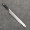 Seisuke AUS8 Hammered Sujihiki  240mm Black Pakka wood Handle - Japanny - Best Japanese Knife